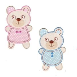 Applicazione termoadesiva tessuto articolo 9191 pezzi 2