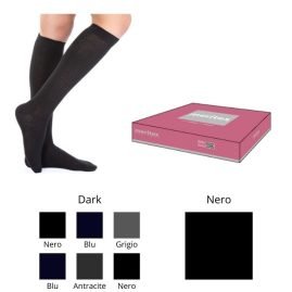 Calza lunga donna caldo cotone articolo 610 Meritex paia 12