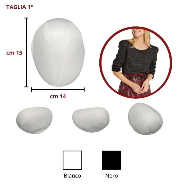 Spalline kimono in spugna con doppia cucitura taglia 1° articolo 110 paia 12