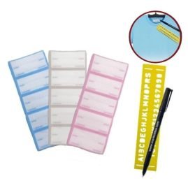 Etichetta termoadesiva con pennarello indelebile articolo 310