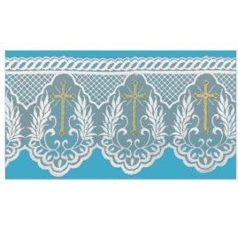 Pizzo sacro 100% poliestere  articolo 1103 metri 10