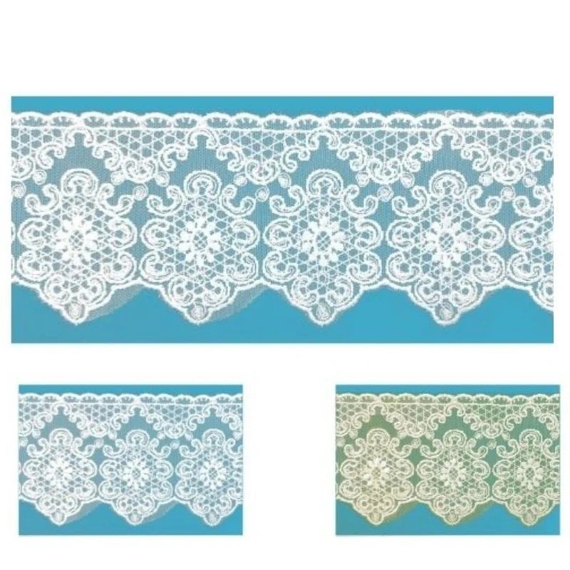 Pizzo tulle 100% poliestere articolo 3199 metri 10