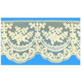 Pizzo in tulle rebrodè articolo F39 metri 10