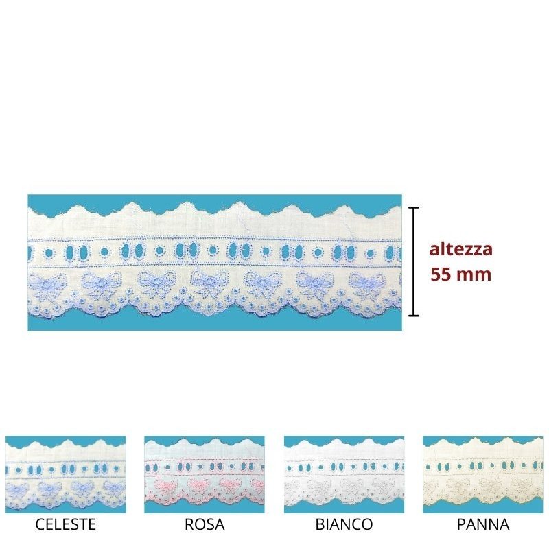 Pizzo san gallo con passanastro articolo 3817 metri 13,70 - immagine 2