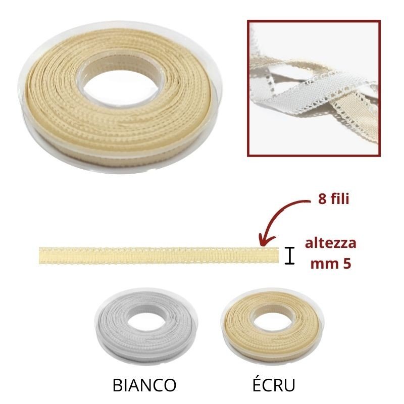 Trina rinascimento cotone 100% N  8 h mm 5 articolo 1174/8 metri 25 - immagine 2