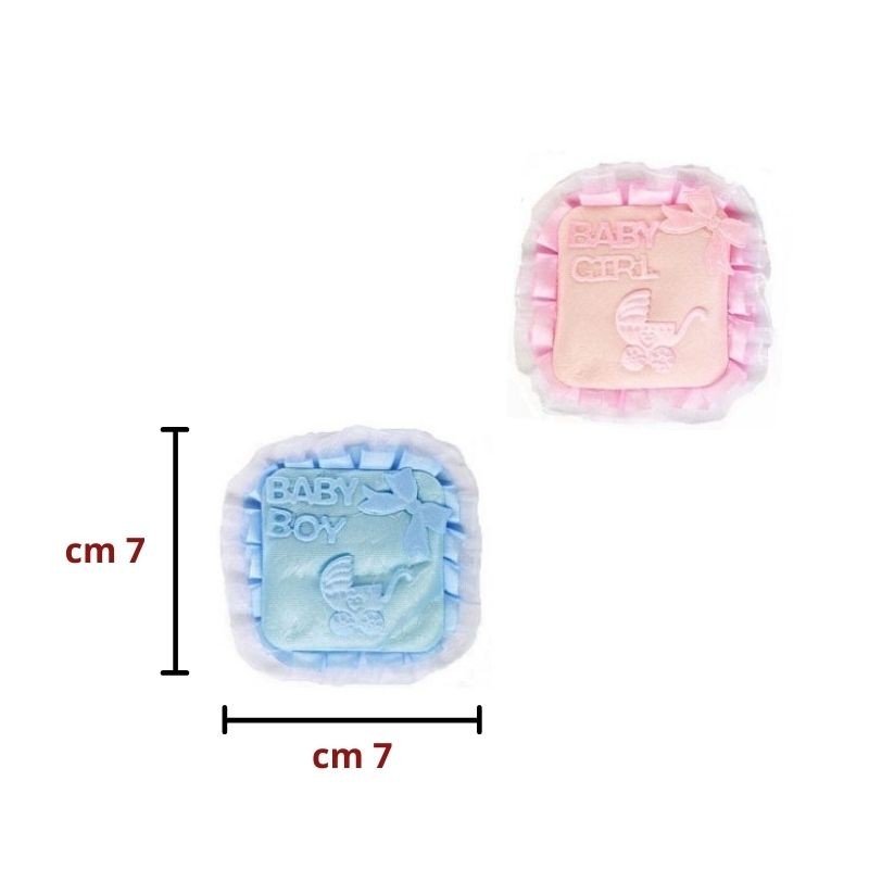 Applicazione cuscino tessuto nascita articolo 22 pezzi 6 - immagine 2