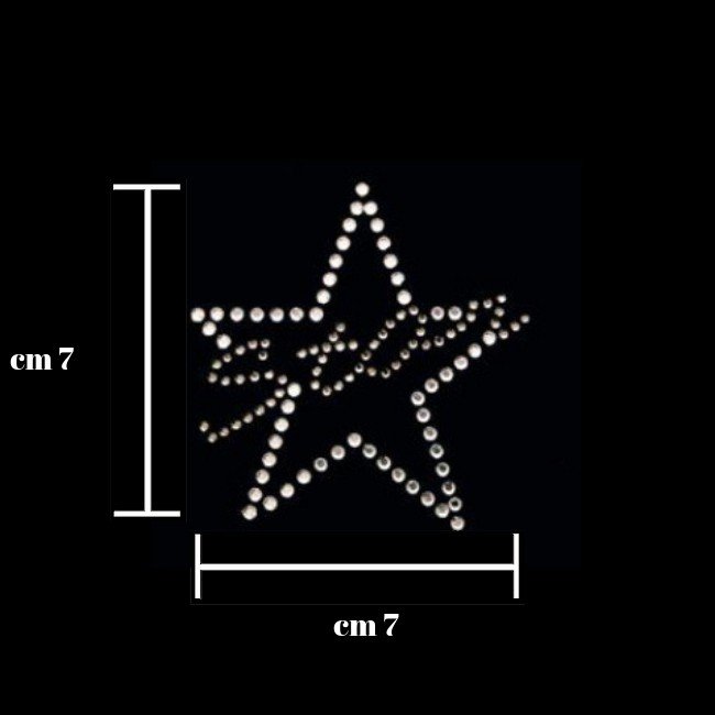 Applicazione stass termoadesiva articolo SM156 - immagine 2