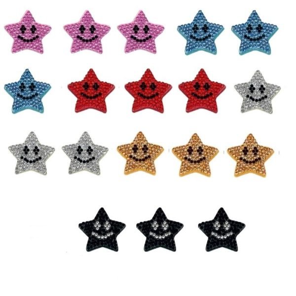 Applicazione termoadesiva con strass articolo APL00294 pezzi 18