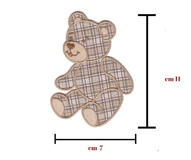 Applicazione termoadesiva tessuto articolo 8191 pezzi 4 - immagine 2