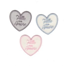 Applicazione termoadesiva tessuto articolo 839/B pezzi 6