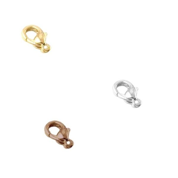 Gancio moschettone collane mm 12 articolo FF005
pezzi 24