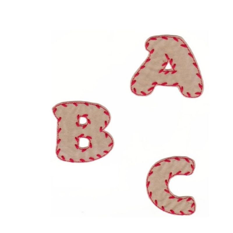 Applicazione termoadesiva tessuto articolo Let velluto pezzi 6