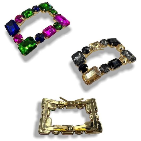 Fibbie con pietre e castone articolo FM0493