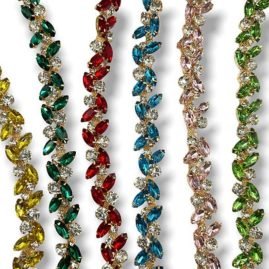 Passamaneria strass gioiello articolo FM0483