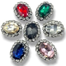 Applicazione con pietre crystal articolo FM9585