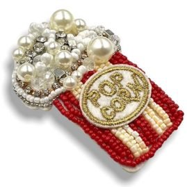 Applicazioni corallini e strass articolo FM10155