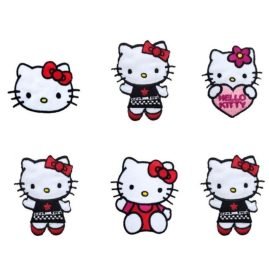 Applicazione termoadesiva tessuto Hello Kitty articolo 14256 pezzi 6