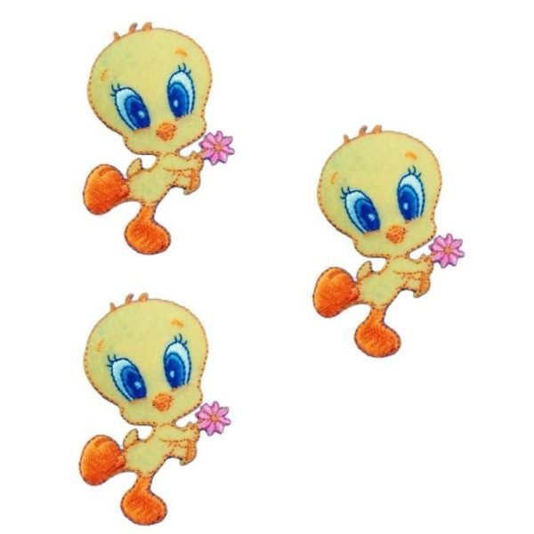 Applicazione termoadesiva tessuto Titti Looney Tunes articolo 033