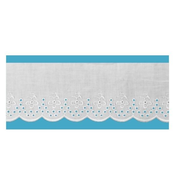 Pizzo san gallo h 7,5 cm articolo 4109 metri 13,80