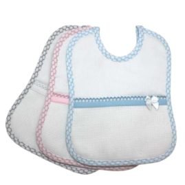 Bavette con inserto in tela aida articolo BV01107 pezzi 2