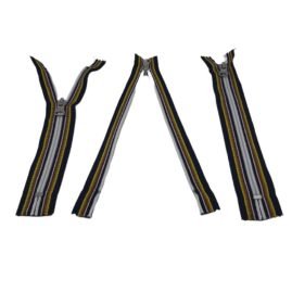 Cerniera lampo multicolor spirale catena 6 mm fissa cm 20