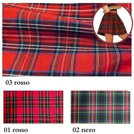 Tessuto scozzese (tartan) h cm 150 articolo Scozzese 1