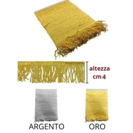 Frangia torciglione lamè h cm 4 articolo 4045/04 metri 10