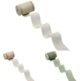 Nastro crepe effetto seta h 25 mm articolo D12/25 metri 25