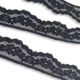 Pizzo elastico h cm 3 metrii 5