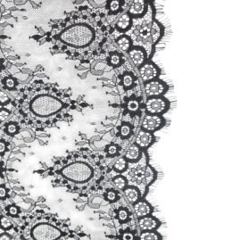 Merletto pizzo nylon H cm 25 metri 6