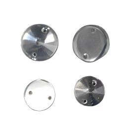 Pietra acrilica da cucire tonda pezzi 50