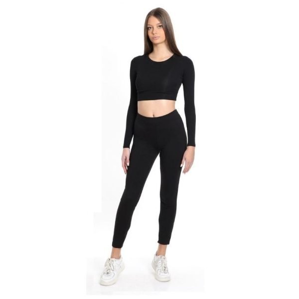 Leggings donna pelliccia interna Soft Touch termico articolo 3769 Meritex