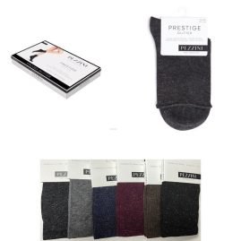 Calzino caldo cotone donna lurex articolo Dcz 302 Prestige Pezzini paia 12