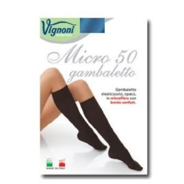 Gambaletto donna microfibra 50 den Vignoni paia 10