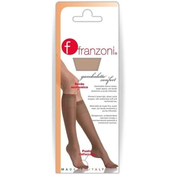 Gambaletto velato opaco confort 20 den Franzoni paia 6
