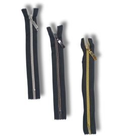 Cerniera lampo spirale laminata 20 cm catena 6 mm