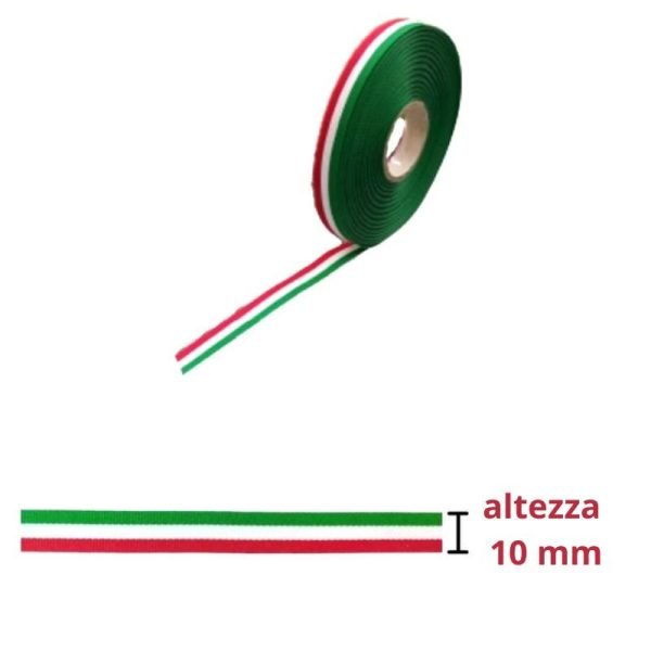 Nastro tricolore h cm 1 articolo 580 metri 20