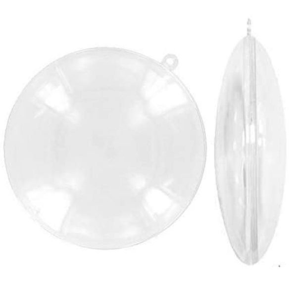 Medaglione plastica trasparente ø cm 11 articolo 2004/110