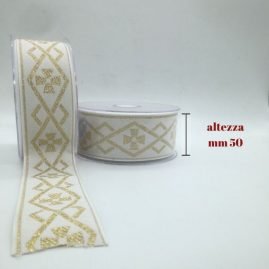 Nastro sacro h mm 50 articolo 77184/50 metri 20