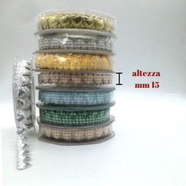 Nastro cuoricini H cm 1,5 articolo H148 metri 5