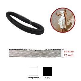 Nastro rete crine 100% poliestere h mm 20 articolo 3004/4 metri 27