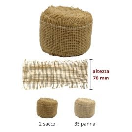 Nastro in juta h mm 70 articolo J960 metri 10