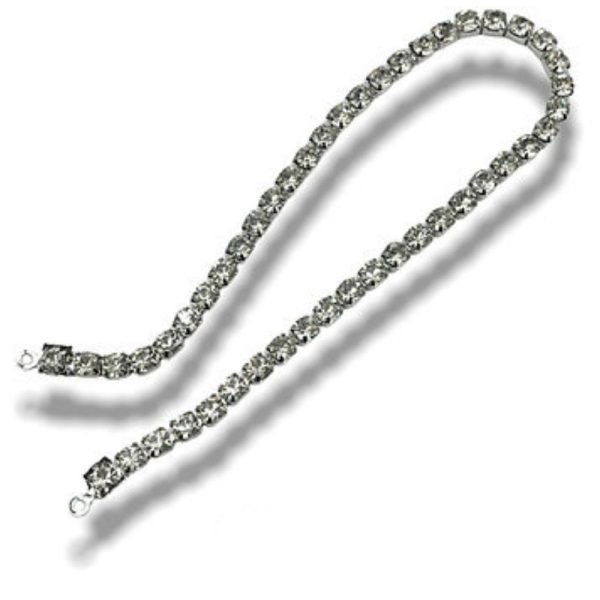 Filo catena strass (maglia stretta) ss16 (Ø 4 mm) gioiello articolo X3456