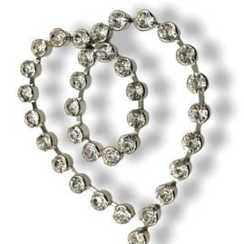 Filo catena strass (maglia larga) ss30 (Ø 6.5 mm) gioiello articolo FM3274