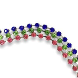 Filo catena strass (maglia larga) gioiello articolo FM9267