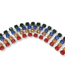 Filo catena strass (maglia larga) gioiello articolo FM6579