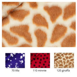 Tessuto pelliccetta fantasia h cm 140 articolo 684