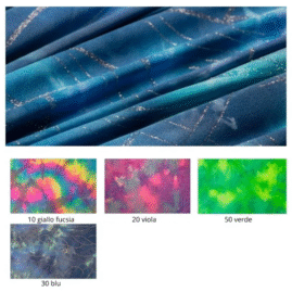 Tessuto in licra stampato h cm 150 articolo Sport