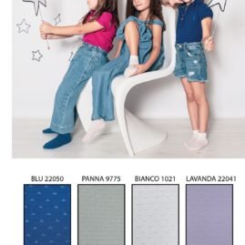 Calzino bimba moda in filanca articolo Nicole paia 24