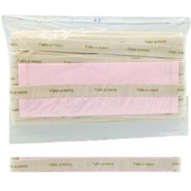 Nastro stampato scitta " fatto a mano" h cm 1,5  metri 10